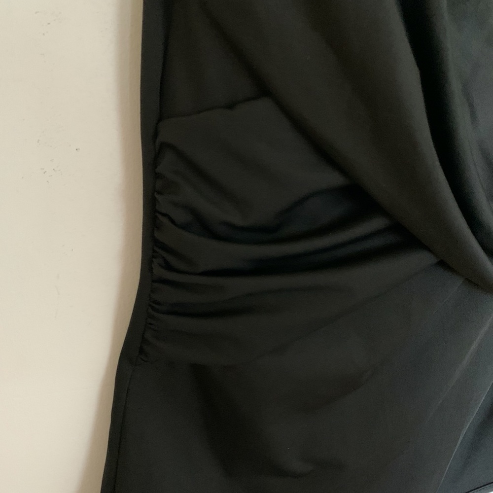 Black Ruched Bodysuit - Picture 3 of 6